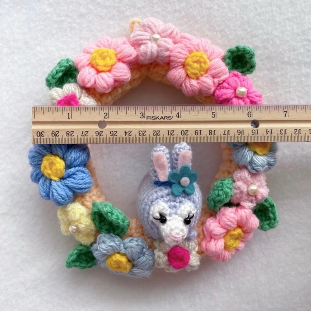 Handmade Rabbit Crochet Decoration - Picture 3 of 3